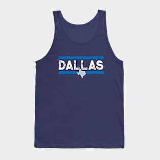 Retro Dallas Texas Hometown // Vintage DFW Proud Texan Tank Top